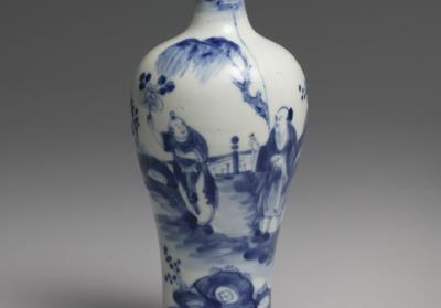 图片[2]-Vase with figure decoration in underglaze blue, Kangxi reign (1662-1722), Qing dynasty-China Archive